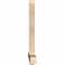 Ekena Millwork Eugene Smooth Timber Gable Bracket, Douglas Fir, 60"W x 38"H x 3 1/2"D x 3 1/2"F, 15/12 Pitch GBW060X38X0404EUG00SDF - alternate 4
